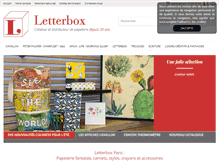 Tablet Screenshot of letterbox.fr